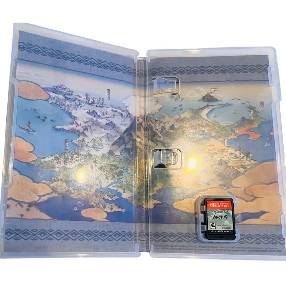 Pokémon Legends Arceus Nintendo Switch CIB Mint-Complete Case Map Art English/ES